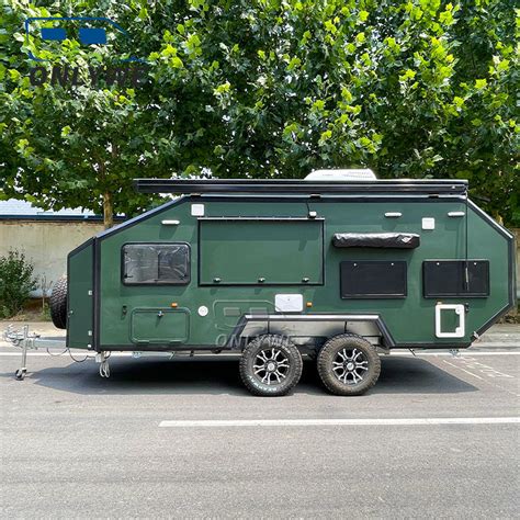 Onlywe Camping Off Road Trailer 3 4 Person Travel Trailers RV Hybrid