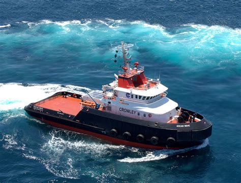 Crowley Christens Fourth Ocean Class Tug, Ocean Sun – gCaptain