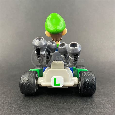 Boneco Carrinho Figura Colecionável Brinquedo Miniatura Super Mario