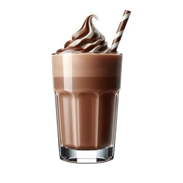 Chocolate Milkshake White Transparent Background Chocolate Milkshake