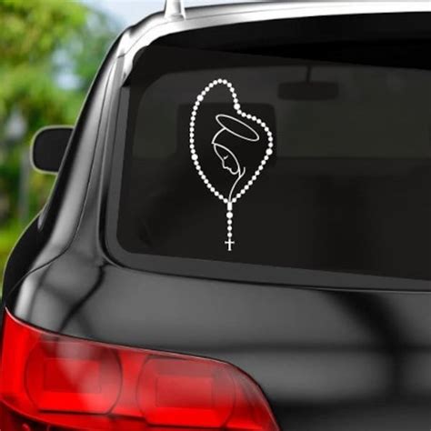 Catholic Car Decal Etsy