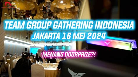 Keseruan Gathering Team Group Menang Doorprize Youtube