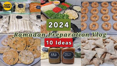 Ramadan Preparation Vlog 2024 IDEAS To Save Time In Ramadan 10 Meal