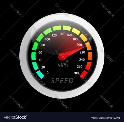 Speedometer Royalty Free Vector Image Vectorstock