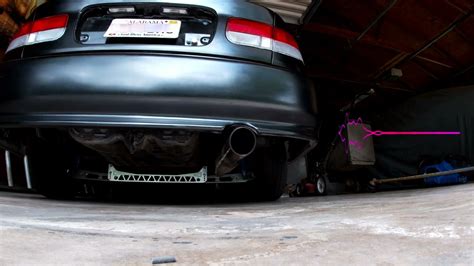 Straight Piped D16 Civic Exhaust Sounds YouTube