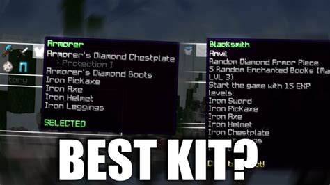 The New Best Ranked Skywars Kit Youtube