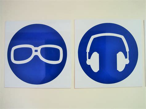 Eyes And Ears Safety Signs Free Stock Photo - Public Domain Pictures