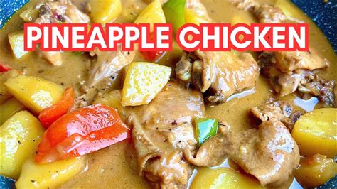 Easy Pineapple Chicken Recipe Pineapple Chicken Youtube