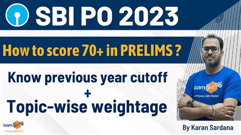 Sbi Po 2023 How To Get 70 Marks In Sbi Po Prelims Previous Year