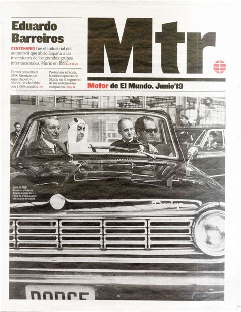 El Centenario Eduardo Barreiros En El Mundo Motor Fundación Eduardo Barreiros