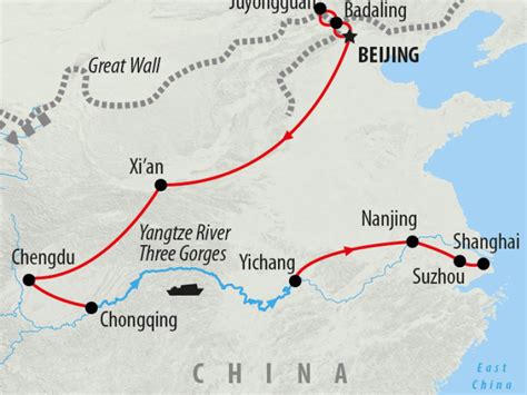 Map Of Xi Jiang River