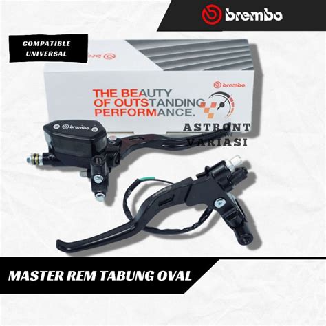 Jual Master Rem Tabung Oval Model Rcb Handle Kopling Motor Universal