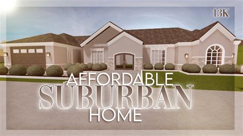 Realistic Suburban Bloxburg House