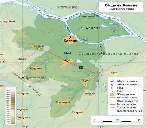 ملف Bulgaria Belene Municipality geographic map bg svg المعرفة