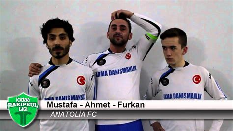 İDDAA RAKİPBUL KONYA LİGİ ANATOLİA FC RÖPORTAJ YouTube