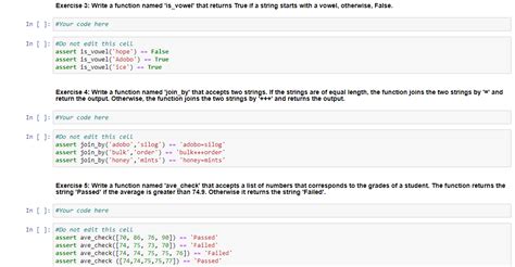 Solved Exercise 3 Write A Function Named Is Vowel That Chegg