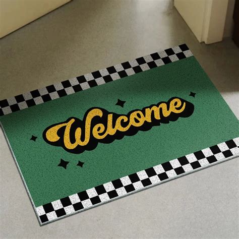 Welcome Mat Anti Skid Entrance Doormat Home Decoration Carpet Cartoon