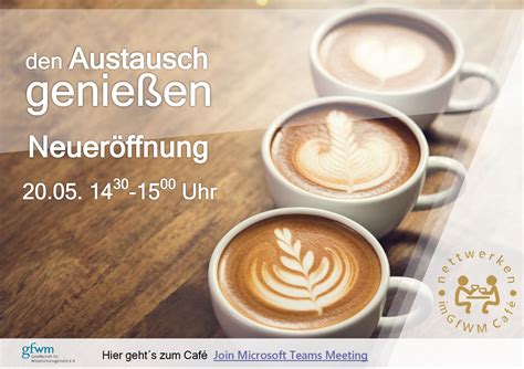 Das GfWM Café macht Sommerpause GfWM