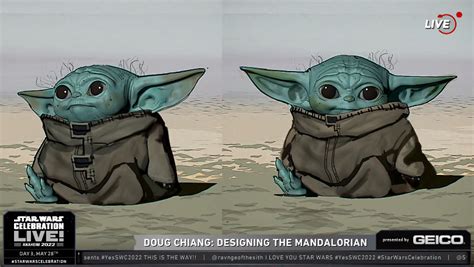 Disney releases original Baby Yoda concept art from Mandalorian ...