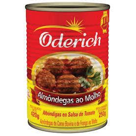 Almondegas Oderich 420G Ao Molho Super José