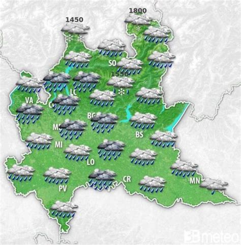 Meteo Lombardia Settimana Santa Con Piogge Diffuse E Neve In Montagna