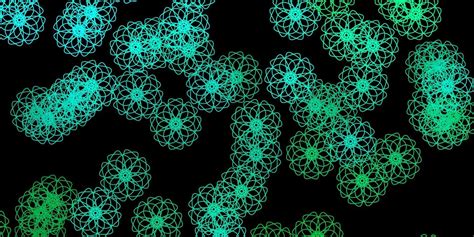 Dark Green Vector Background With Random Forms 3269158 Vector Art At