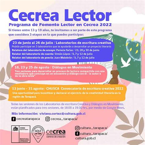 Programa De Fomento Lector Cecrea Buenas Letras