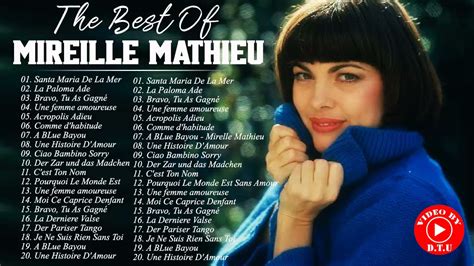 Les Plus Grands Tubes De Mireille Mathieu Mireille Mathieu Best Of