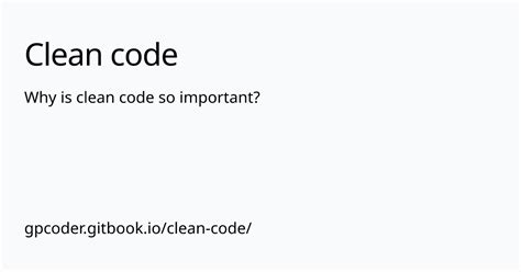 Why is clean code so important? | Clean code