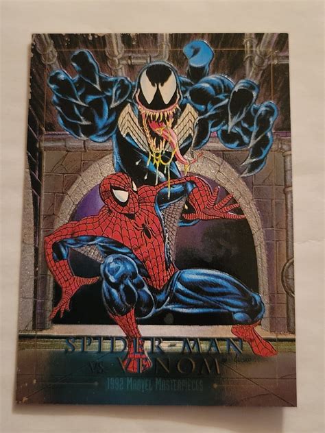 Marvel Masterpieces Spiderman Vs Venom D Spectra Battle Foil