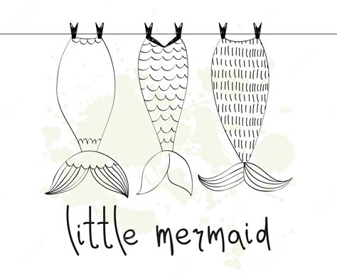 Premium Vector Vector Mermaid Tails