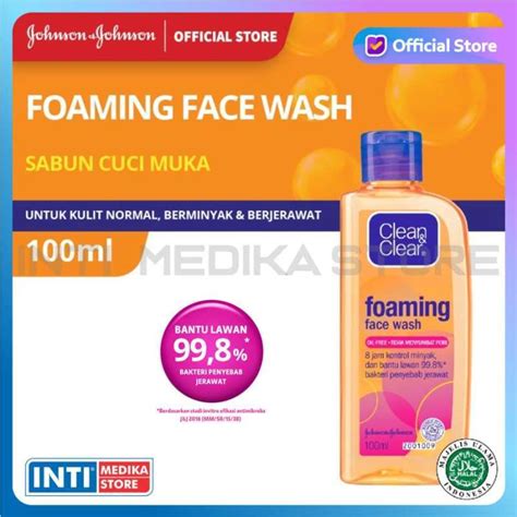 jual clean clear sabun cuci muka pencerah wajah berminyak
