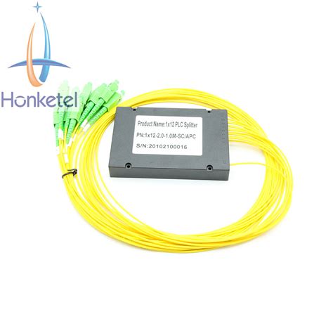 Single Mode X Plc Splitter Abs Mode Sc Apc Connector Fiber Optic Plc