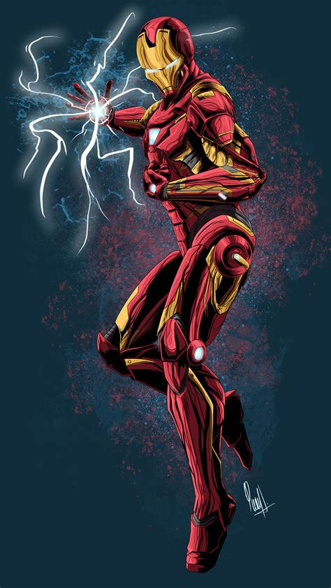 X Iron Man Hd Superheroes Digital Art Artwork For Iphone