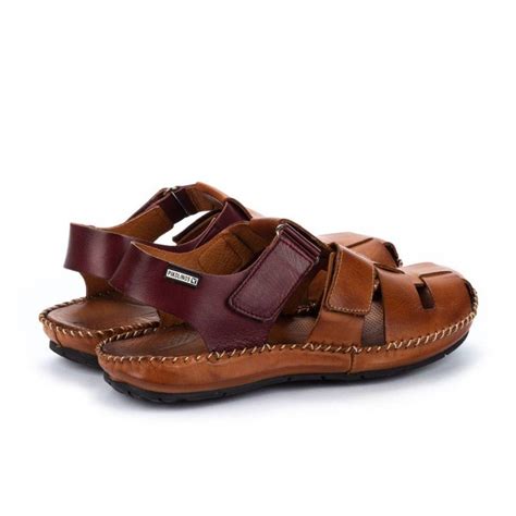 Sandalias Hombre Pikolinos Tarifa 06J 0016C1 Piel Vacuno Cuero Brandy