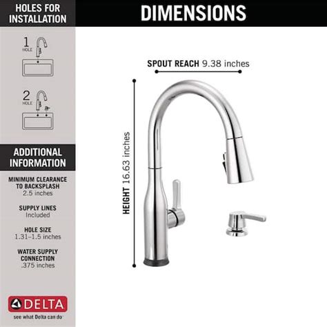 MOEN Kaden 1 Handle Pull Down Sprayer Kitchen Faucet With