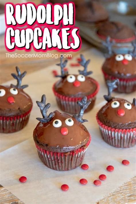 Rudolph Cupcakes Easy Reindeer Cupcakes Recipe