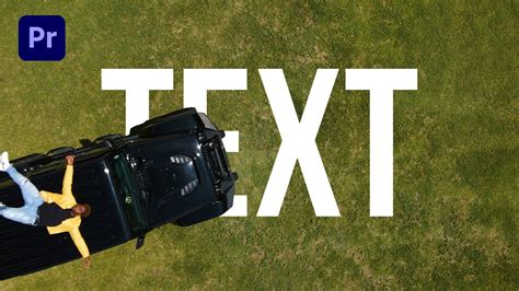 How To Place Text Behind Moving Objects EASY Premiere Pro Tutorial