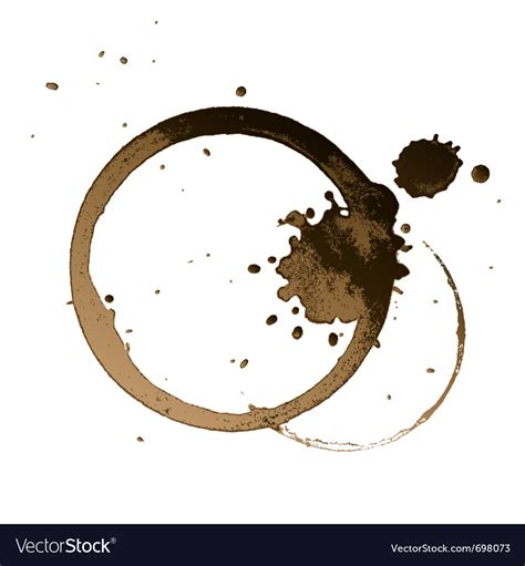 Coffee stain Royalty Free Vector Image - VectorStock