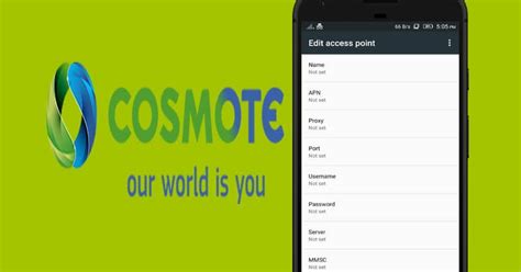 Cosmote Greece Internet Settings for Android and iPhone - HowToQuick.Net