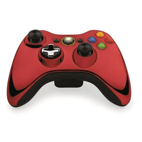 Xbox 360 Chrome Series Limited Edition Wireless Controller - Red ...