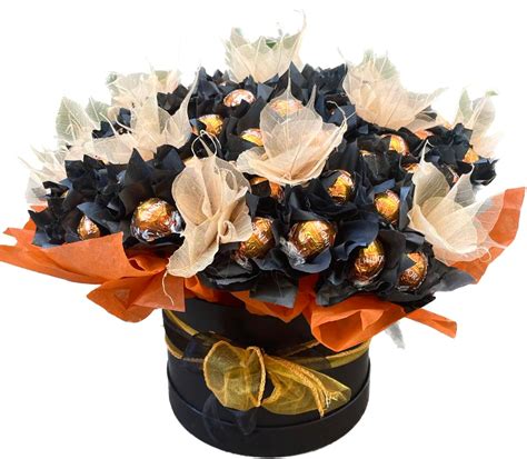 Luxury Black and Orange Chocolate Box: Sophisticated Indulgence for ...