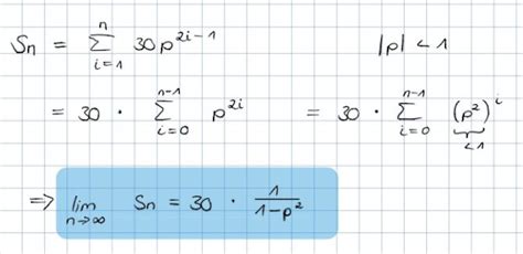 Mathefragen De Grenzverhalten Einer Geometrischen Reihe