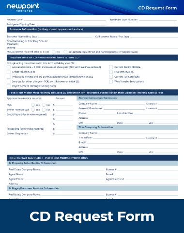 Forms Newpoint Mortgage