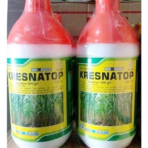 Jual KRESNATOP 500SC 1 LITER Herbisida Kontak Dan Sistemik Pembasmi