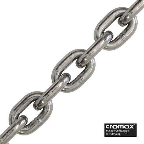 Cromox G6 Stainless Steel Anchor Chain AISI 316