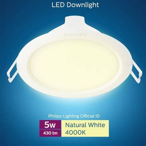 Jual Lampu Essential Philips Downlight Eridani W K Wh Recessed