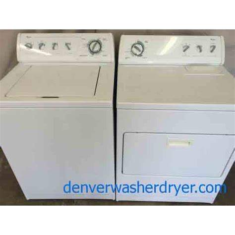 Whirlpool Washer Dryer Set Commercial Quality Super Capacity Plus