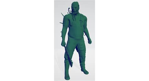 obj file  trapper model     printcults