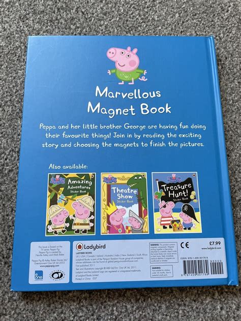 Peppa Pig Marvellous Magnet Book Very Good Condition Ebay